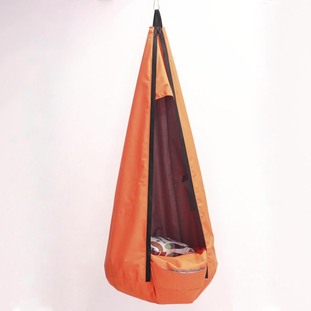 Подвесной гамак-кокон Стрит оранжевый - фото 1 - id-p226644119