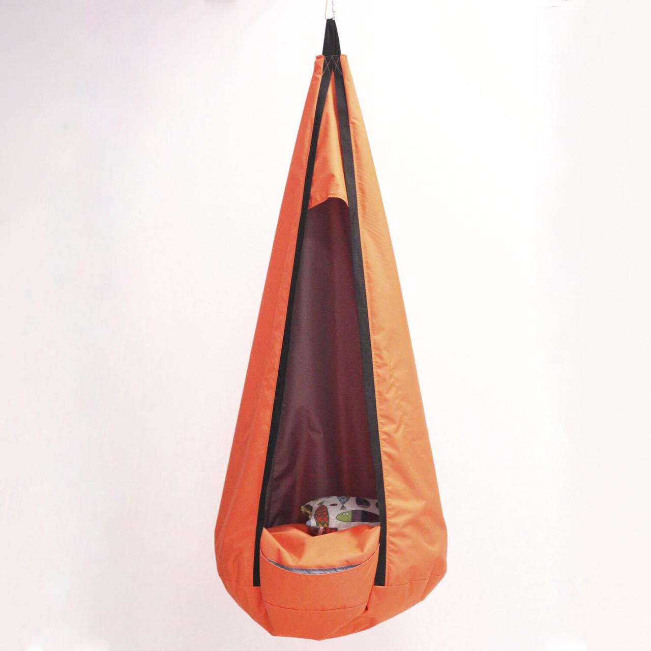 Подвесной гамак-кокон Стрит оранжевый - фото 4 - id-p226644119