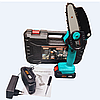 Мини - пила аккумуляторная цепная (сучкорез) Mini Electric Chainsaw в кейсе 48V с 2 аккумуляторами, фото 2