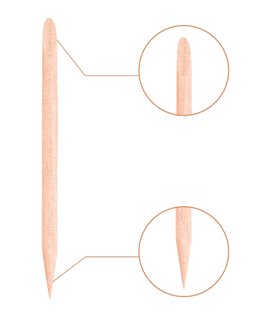 Деревянные палочки для удаления кутикул SiPL L-10см 100 шт - фото 2 - id-p63512308