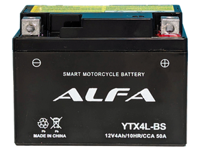 Аккумулятор ALFA YTX4L-BS 4Ah