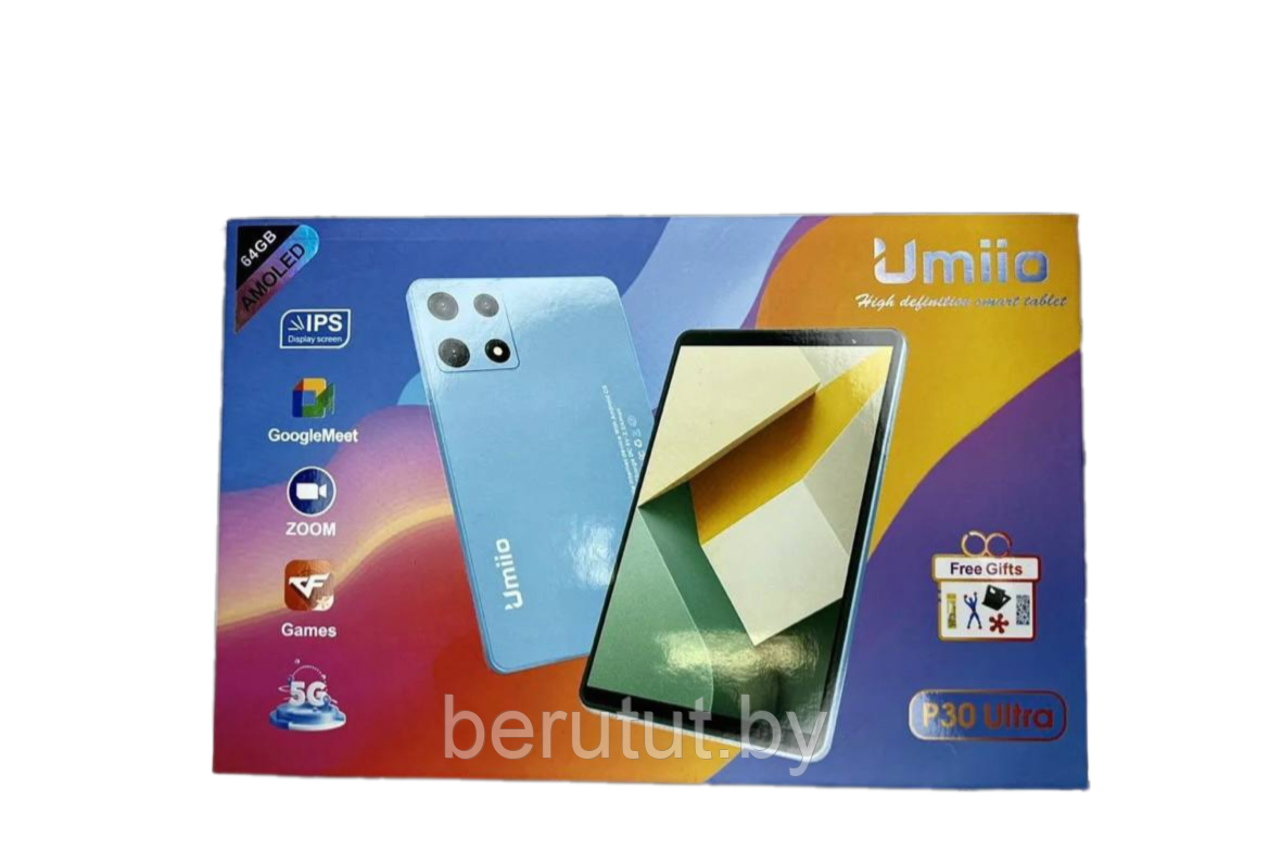 Планшет Umiio P30 Ultra 4GB/64GB - фото 2 - id-p226647585