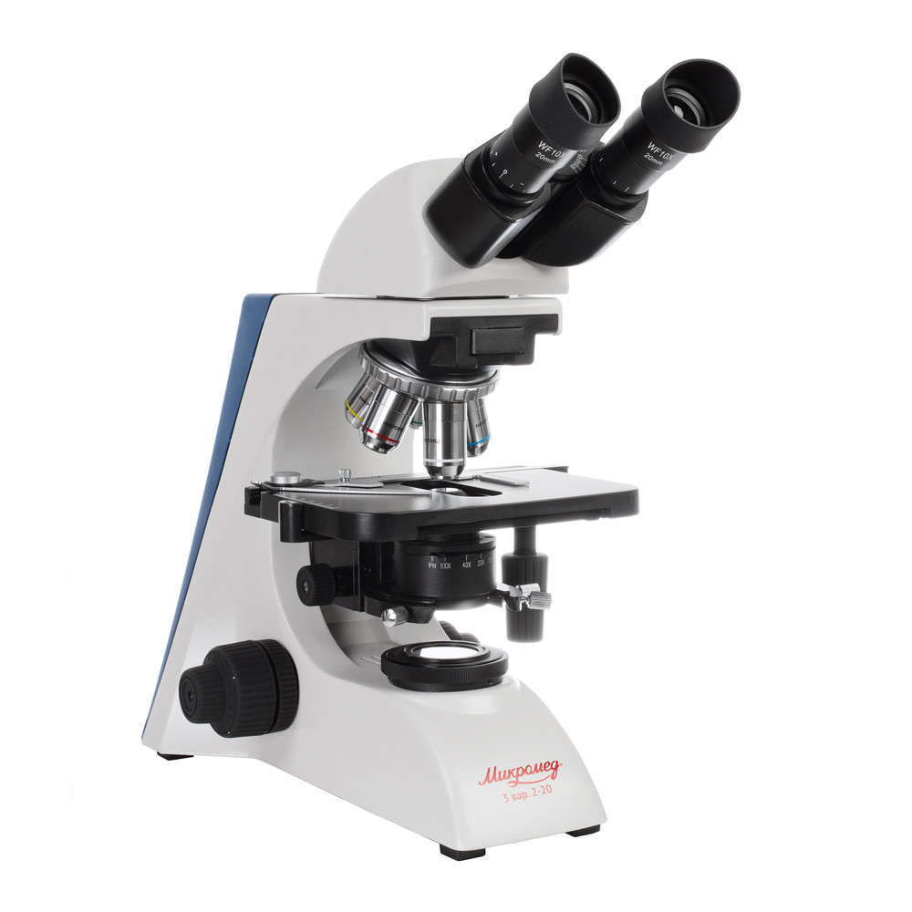 Микроскоп биологический Микромед 3 (вар. 2-20М) - фото 2 - id-p226631464