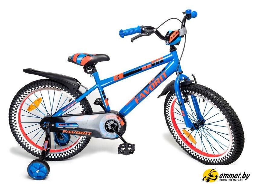 Детский велосипед Favorit Sport 20 SPT-20BL (синий) - фото 1 - id-p226648295