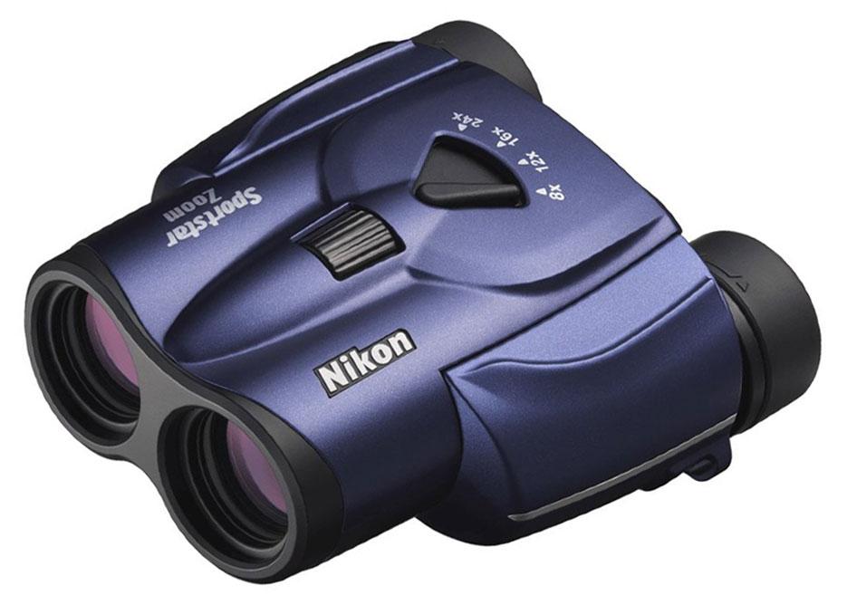 Бинокль Nikon Sportstar Zoom 8 24x25, темно-синий - фото 1 - id-p226633916