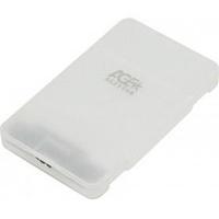 AgeStar 3UBCP3 (WHITE) USB 3.0 Внешний корпус 2.5" SATAIII HDD/SSD USB 3.0, пластик, белый, безвинтовая
