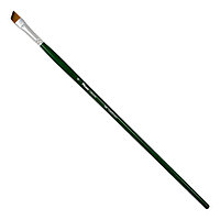 Кисть синтетика плоская скошенная №6 (9,2 мм) длинная ручка "Pinax CREATIVE"