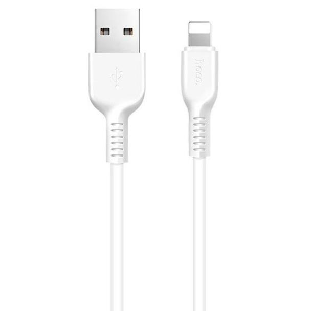 HOCO HC-68815 X20/ USB кабель Lightning/ 1m/ 2A/ White - фото 1 - id-p226648618