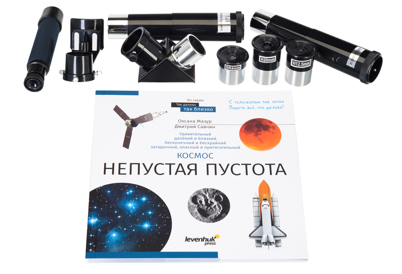 Телескоп Levenhuk Discovery Spark Travel 60 с книгой - фото 5 - id-p226631972