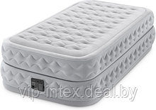 Надувная кровать INTEX 64488 Supreme Air-Flow Bed 99*191*51см с встр.насосом 220 В