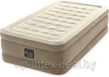 Надувная кровать INTEX 64426/ 64456 Ultra Plush Bed 99*191*46 см с встр.насосом 220 В