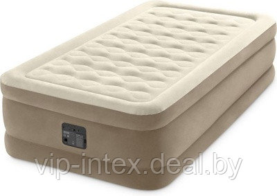 Надувная кровать INTEX 64426/ 64456 Ultra Plush Bed 99*191*46 см с встр.насосом 220 В - фото 1 - id-p226648709