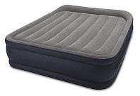 Кровать надувная INTEX 64136 Delux Pillow Rest 152*203*42 с встр насосом 220в