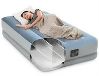 Кровать Intex 64122 Pillow Rest Raised Bed 64166 Raised Comfort Fiber-Tech 99*191*36 с встр насосом 220в