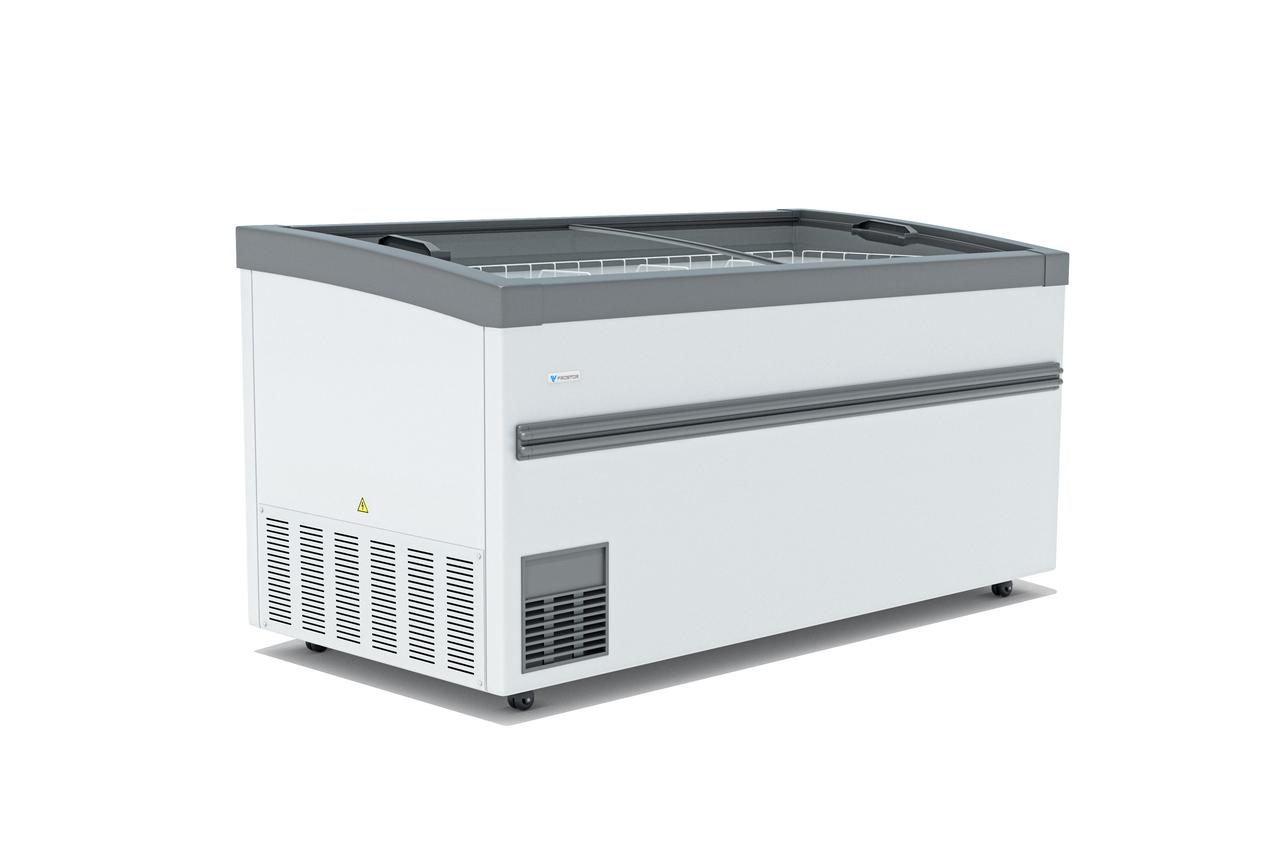 Ларь-бонета Frostor (Фростор) F 1900 BE с гнутым стеклом, принудительная оттайка (890 л)
