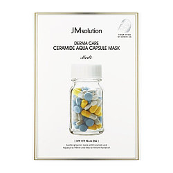 Восстанавливающая маска с керамидами JMSolution Derma Care Ceramide Aqua Capsule Mask Medi - 30 мл