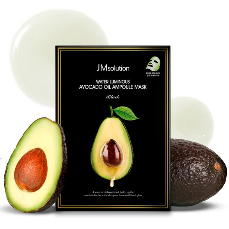 Питательная тканевая маска с авокадо JM Solution Water Luminous Avocado Oil Ampoule Mask - 35 мл - фото 1 - id-p226649989