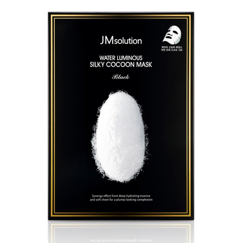 Маска для упругости кожи JM Solution Water Luminous Silky Cocoon Mask Black - 35 мл - фото 1 - id-p226649990