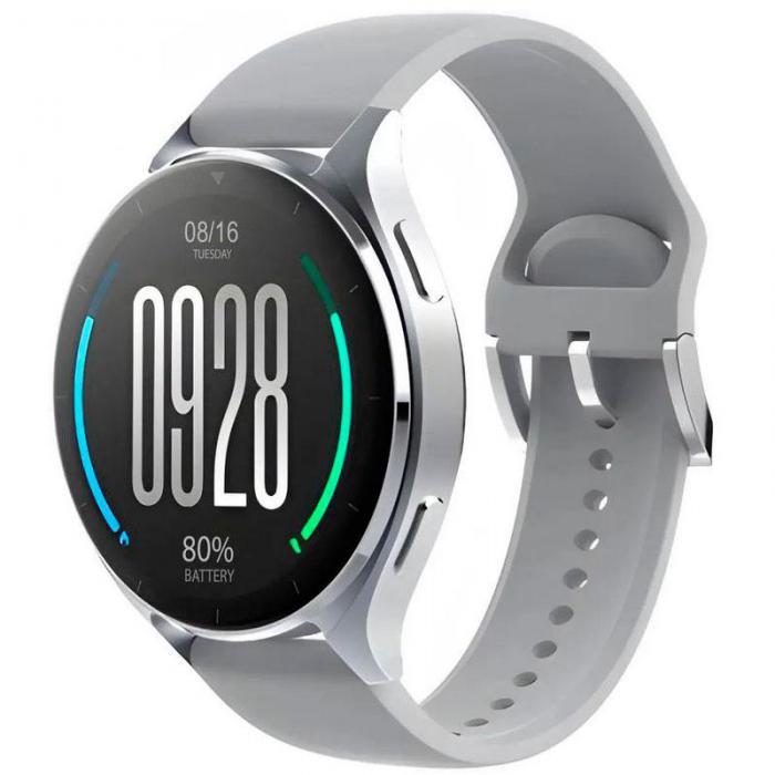 Умные часы Xiaomi Watch 2 Sliver Case With Grey TPU Strap BHR8034GL - фото 1 - id-p226650129