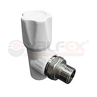 Вентиль 20 мм x 1/2 для радиатора угловой Valfex (цвет: серый)