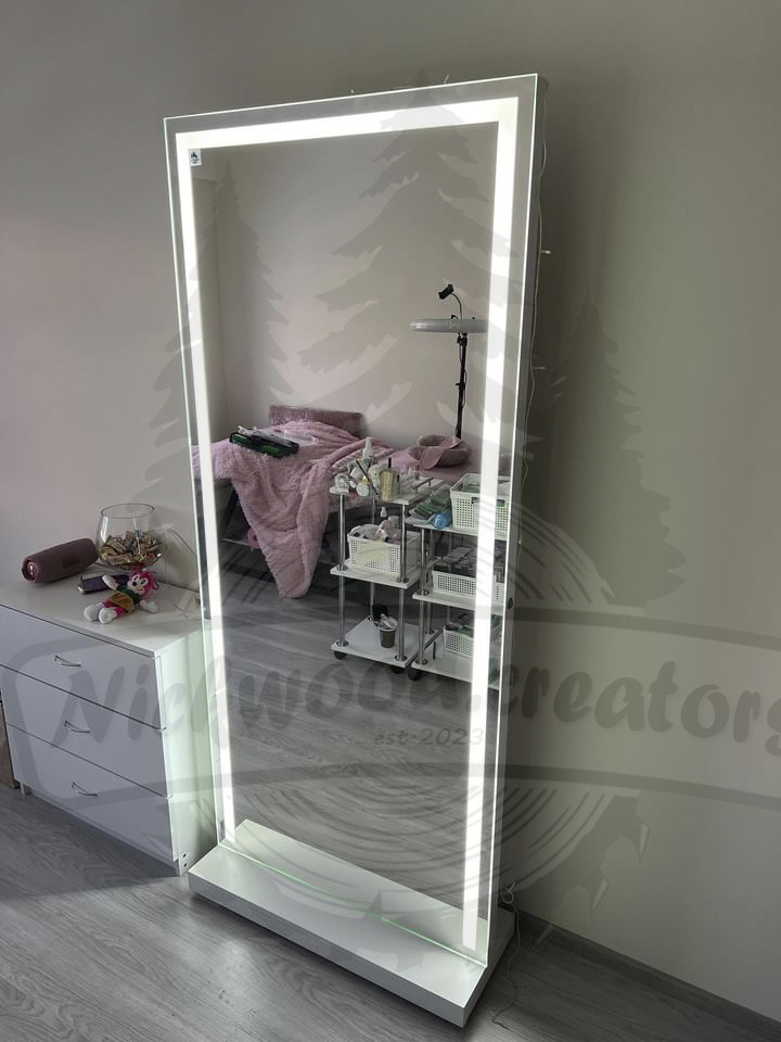 Гримерное зеркало с LED подсветкой 180:80см - фото 4 - id-p201794959