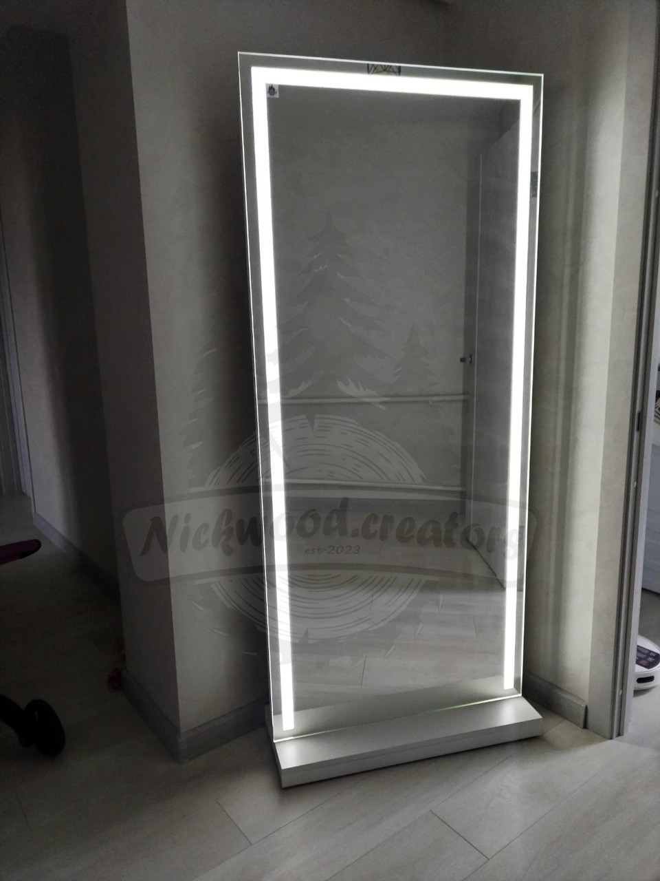 Гримерное зеркало с LED подсветкой 180:80см - фото 7 - id-p201794959