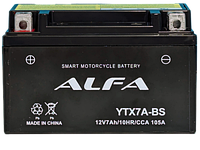 Аккумулятор ALFA YTX7A-BS 7Ah