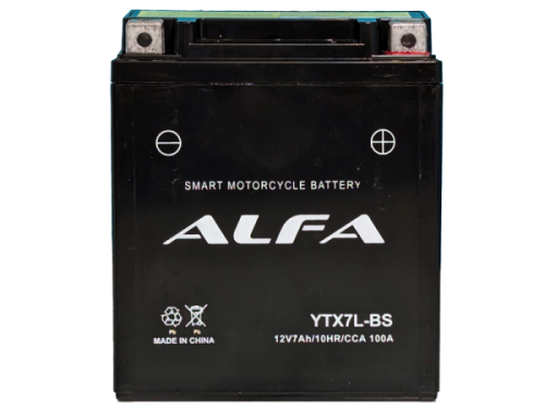 Аккумулятор ALFA YTX7L-BS 7Ah