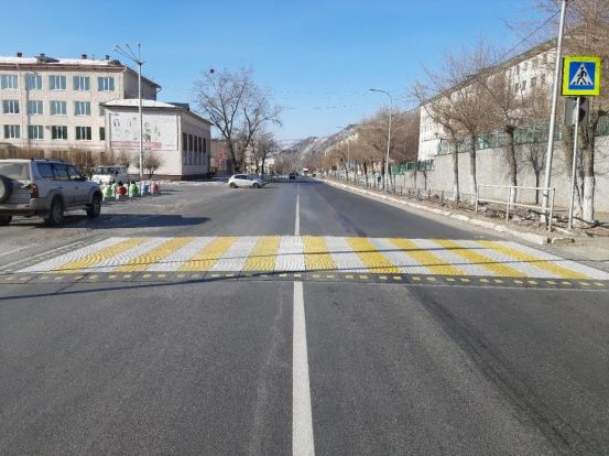Приподнятый пешеходный переход ПИН (желтый средний элемент) высотой 50 мм - фото 8 - id-p226654980