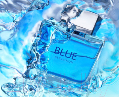 Парфюмерный набор Antonio Banderas Blue Seduction For Men Туалетная вода+Бальзам после бритья - фото 3 - id-p226478885