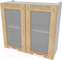 Шкаф навесной для кухни Интерлиния Компо ВШ80ст-720-2дв