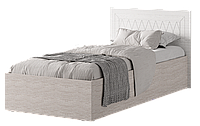 Кровать Британика 0,9 м - Дуб брашированный/Дуб атланта (BTS)