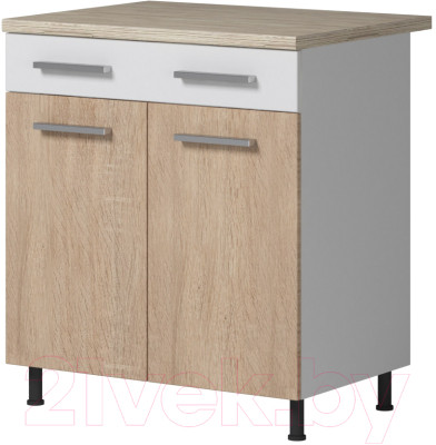 Шкаф-стол кухонный Genesis Мебель Алиса 12 с ящиком 800 - фото 1 - id-p226657454