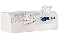 Детская кровать Трио КРП-01 с защитным бортиком (Король спорта)