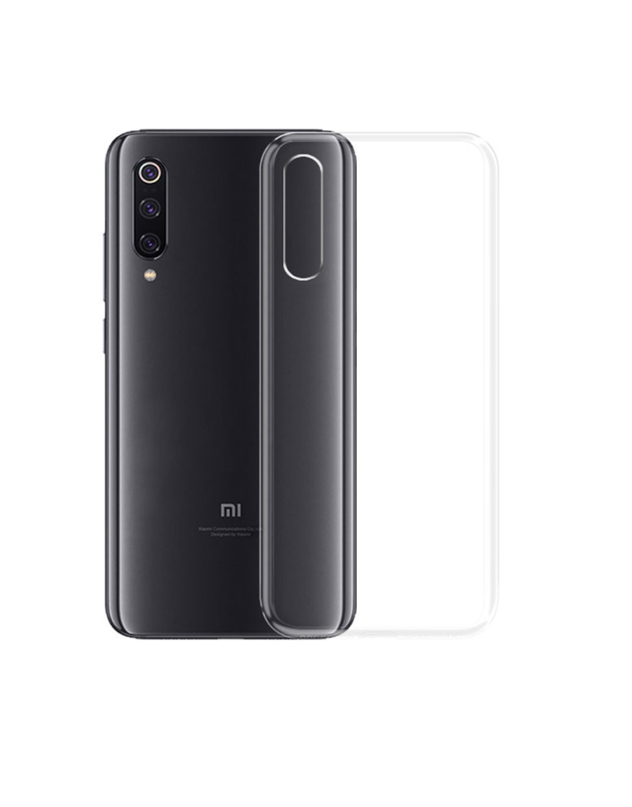 Чехол-накладка для Xiaomi Mi 9 (силикон) прозрачный - фото 1 - id-p97864564