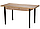 Обеденная группа: стол Денвер М65 Дуб Эврика+стулья Дункан Мустанг Браун, фото 2