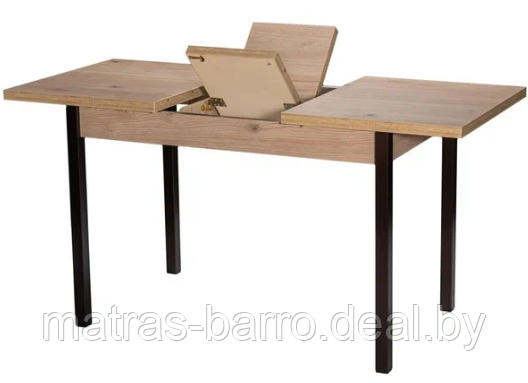 Обеденная группа: стол Денвер М65 Дуб Эврика+стулья Дункан Мустанг Браун - фото 3 - id-p154414219
