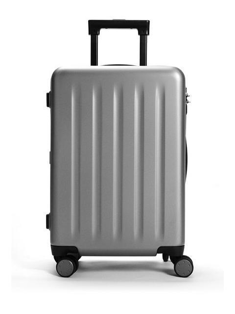 Большой дорожный пластиковый чемодан на 4 колесах колесиках с ручкой Xiaomi 90 Points Suitcase 1A 28 серый - фото 1 - id-p226407859