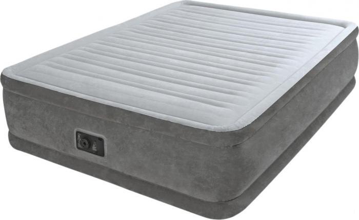 Надувной матрас для сна Intex 64414 двуспальная надувная кровать со встроенным насосом - фото 1 - id-p226407899