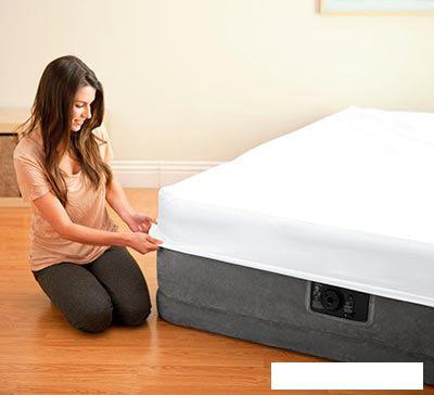 Надувной матрас для сна Intex 64414 двуспальная надувная кровать со встроенным насосом - фото 3 - id-p226407899