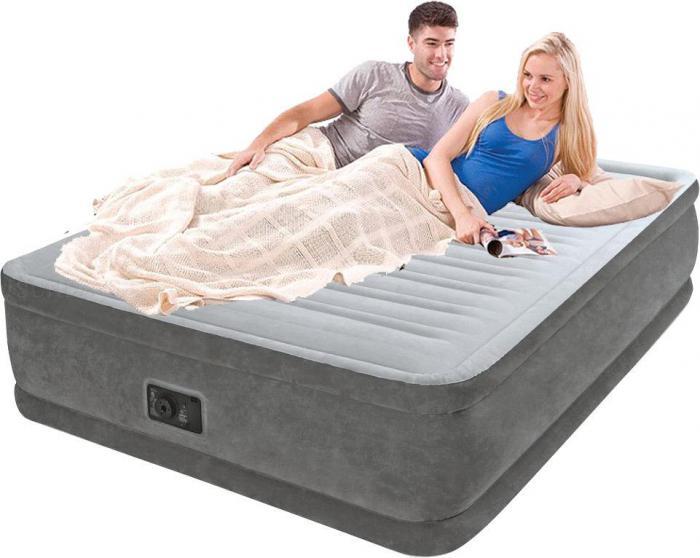 Надувной матрас для сна Intex 64414 двуспальная надувная кровать со встроенным насосом - фото 4 - id-p226407899