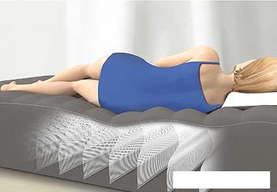 Надувной матрас для сна Intex 64414 двуспальная надувная кровать со встроенным насосом - фото 6 - id-p226407899