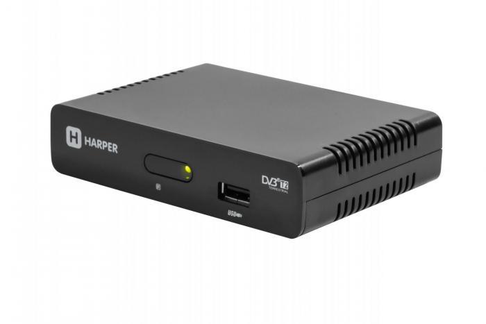 Цифровой эфирный смарт тв ресивер приемник HARPER HDT2-1108 приставка для цифрового тв - фото 5 - id-p226450840