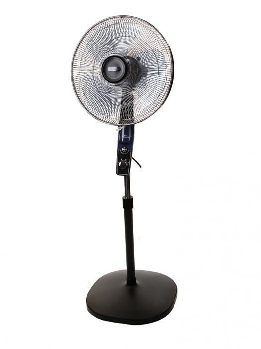 Вентилятор напольный электрический бытовой тихий мощный с пультом управления для дома Tefal VF4420F2 черный - фото 1 - id-p226650089