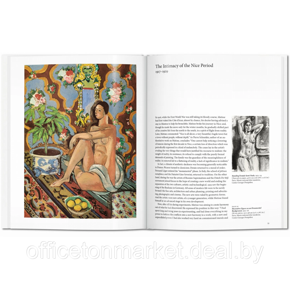 Книга на английском языке "Basic Art. Matisse" - фото 3 - id-p226239028
