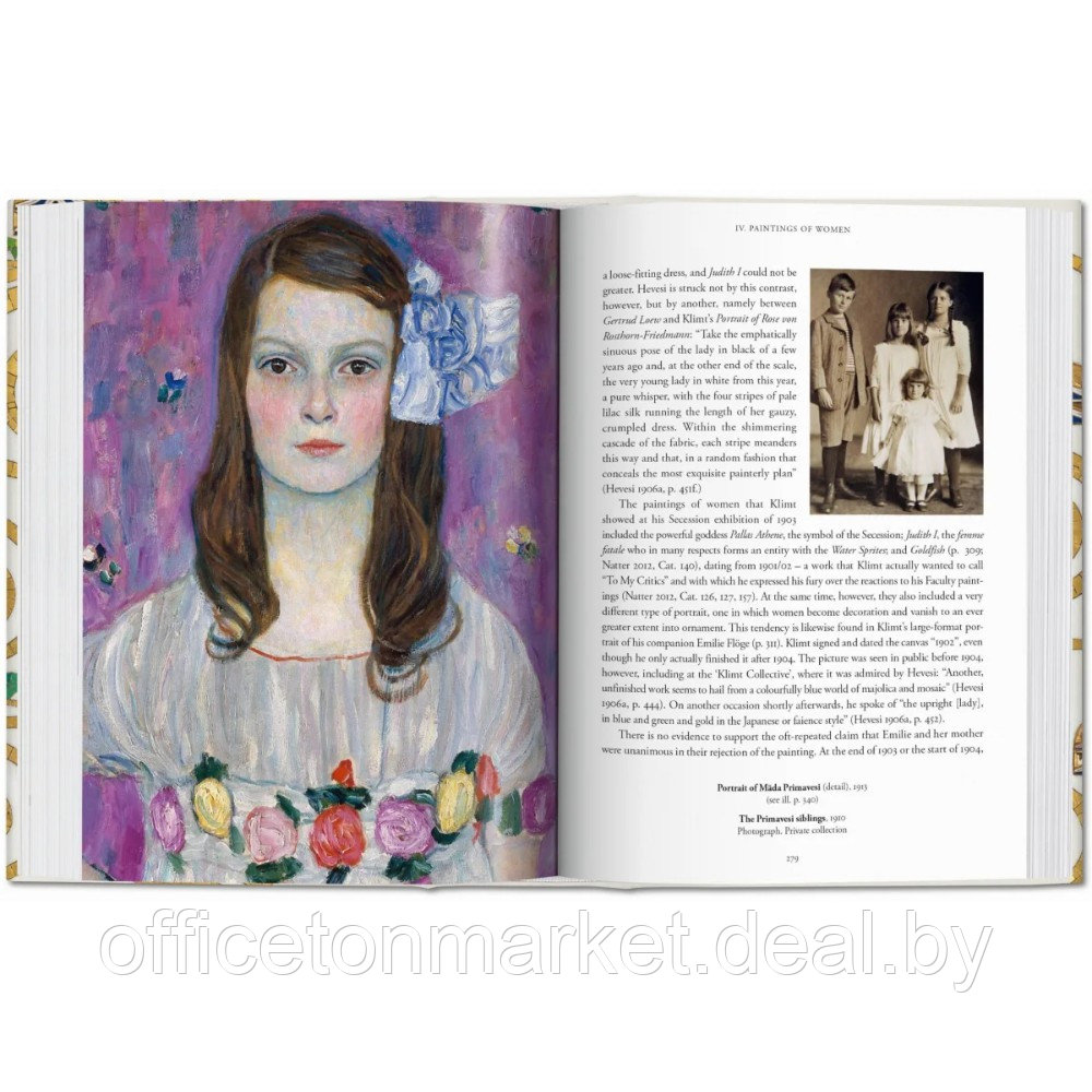 Книга на английском языке "Gustav Klimt. Drawings and Paintings", Natter Tobias G. - фото 4 - id-p226239029