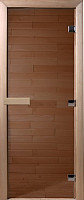 Стеклянная дверь для бани/сауны Doorwood Теплый день 200x70