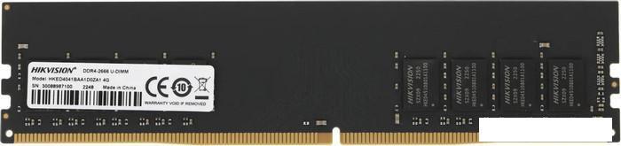 Оперативная память Hikvision 4ГБ DDR4 2666 МГц HKED4041BAA1D0ZA1/4G, фото 2