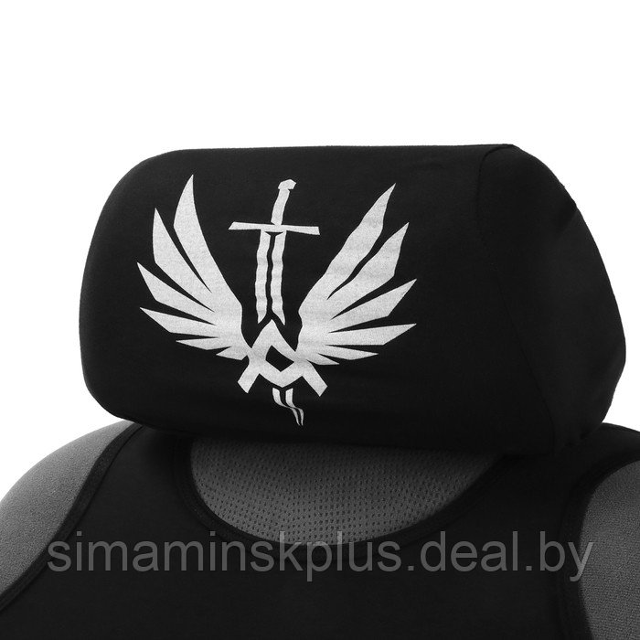 Комплект на передние сиденья "Апостол", 2 майки, 2 подголовника, черный - фото 3 - id-p226666587