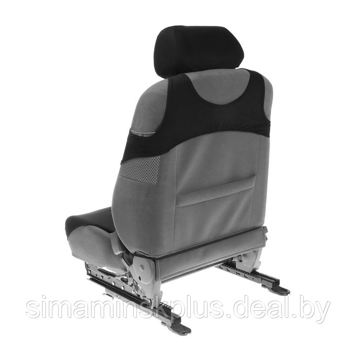 Комплект на передние сиденья "Апостол", 2 майки, 2 подголовника, черный - фото 5 - id-p226666587